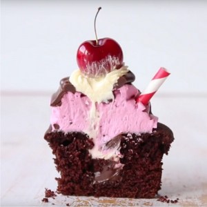 choc cherry cupcakes 2